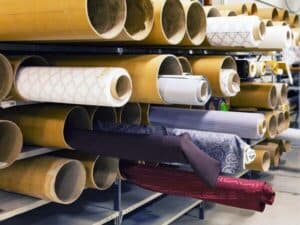 fabbrica con diversi tipi di materiali tessili per la produzione fabbrica con diversi tipi di materiali tessili per la produzione